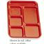 Cambro BCT1014161 Budget School and CafeteriaTrays 10 x 1412 5 Food Compartments 1 Flatware Compartment Tan Color Priced Each Sold in Cases of 24