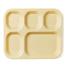 Cambro 14105CW133 School and Cafeteria Trays 101116 x 1372 5 Food Compartments Polycarbonate Dishwasher Safe Beige Color Priced Each Sold in Cases of 24 Camwear Series