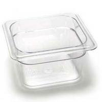 Cambro 64CW135 Food Pan 16 Size Clear Polycarbonate 4 Deep NSF Camwear Series Priced Each Sold in Units of 6