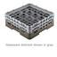 Cambro 16S1058110 Glassware Dishrack 16 Compartments 438 Max Diameter 11 Max Height Black Priced Each Sold in Cases of 2 Racks Camrack Series