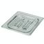 Cambro 60CWCH110 Food Pan Lid 16 Size Black Polycarbonate with Handle Priced Each Minimum Purchase 6
