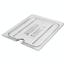 Cambro 20CWCHN135 Food Pan Lid Half Size Clear Polycarbonate with Handle Notched Priced Each Minimum Purchase 6