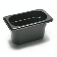 Cambro 94CW110 Food Pan 19 Size Black Polycarbonate 4 Deep NSF Camwear Series Priced Each Purchased in Units of 6