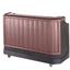 Cambro BAR650194 Cambar Portable Bar 6712 L Poly Construction Includes 80 lb Ice Sink with Drain Granite Sand