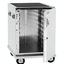 CresCor 309128C Cabinet Mobile Enclosed Half Height Insulated Lift Out Interior Aluminum 8 12 x 20 Pans