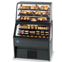 Federal Industries CD3628RSS3SC Specialty Hybrid Merchandiser Refrigerated Self Serve Bottom NonRefrigerated Service Top 36L x 39W x 70H