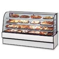 Federal Industries CGD7748 Bakery Case NonRefrigerated TiltOut Curved Glass 77 Length x 48 H