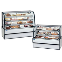 Federal Industries CGR5048 Bakery Case Refrigerated TiltOut Curved Glass 5013 Length x 48 H