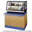 Federal Industries CRR4828SS Curved Glass Refrigerated Countertop Food Display Case 48 Long Self Serve Cut Out Rear Mount Signature Series