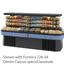 Federal Industries IMSS120SC2 Island Refrigerated Self Serve Merchandiser 120L x 40W x 57H Two Tiers of Shelving
