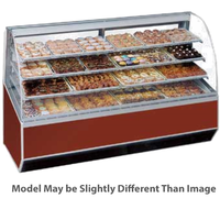 Federal Industries SN59 Bakery Display Case Lift Up Curved Glass NonRefrigerated 5914 L x 4812H
