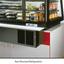 Federal Industries CRR4828SS Curved Glass Refrigerated Countertop Food Display Case 48 Long Self Serve Cut Out Rear Mount Signature Series
