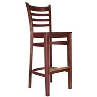 Eukya BS611 Wood Deluxe Ladderback Bar Stool Priced Each Sold in Pallets of 10