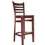 Eukya BS611 Wood Deluxe Ladderback Bar Stool Priced Each Sold in Pallets of 8