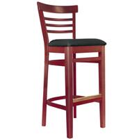 Eukya BS612 Wood Ladderback Bar Stool Priced Each Sold in Pallets of 8