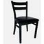 Eukya CH220K01 Metal Ladderback Chair Priced Each Sold in Pallets of 16 Ships Seats Unassembled