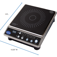Globe IR1800 Countertop Induction Range 150 450 Degrees Low Profile 6 Power Levels