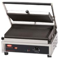 Hatco MCG14G120QS Panini Grill Electric Two Sided Grill 14 Grooved Iron Plates Thermostatic Control Easy Clean System