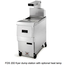 Henny Penny FDS20001 Fryer Dump Station with Crumb Pan Casters