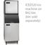 ICEOMatic B42PS Ice Bin 351 Lbs Storage Capacity For Top Mounted Ice Maker Ice Machine Sold Separately 22 Wide Stainless Steel Exterior 