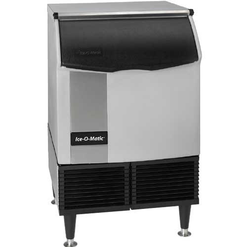 Ice-O-Matic GEMU090 14 7/8 Air Cooled Undercounter Nugget Cube Ice Machine with 22 lb. Bin - 85 lb.