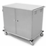 Lakeside 5632 Enclosed Tray Truck 32 14 x 18 Tray Capacity Double Doors Stainless Steel