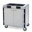 Lakeside 2070 Mobile Cooking Station 2 Induction Heat Stoves Laminate Black 5 Casters Creation Express Series