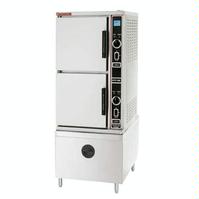 MarketForge ETP10E Convection Steamer Freestanding Electric Two Compartment 10 Pan Boilerless EcoTech Plus Series