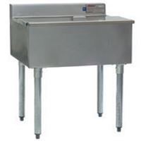 Eagle Group B36IC16D18 Underbar Ice Chest 36 Long x 20 Front to Back x 16 Deep 201 Lb Capacity Sliding Cover 1800 Series