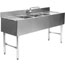 Eagle Group B53LR24 Underbar Sink 3 Compartments 12 Drainboards Left and Right With Faucet 60 Long SpecBar2000 Series