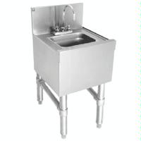 Eagle Group HSD1819 Hand Sink Floor Model AddOn Unit 18 Wide x 19 Front To Back x 29 High Faucet Towel and Liquid Soap Dispenser SpecBar 2000 Series