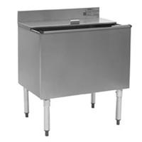 Eagle Group B2IC18X Underbar Ice Chest Stainless Steel 24 L x 20 Front to Back Ice Bin 8 Deep 63 lb Capacity 1800 Series