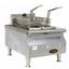 Eagle Group CLEF10240X Fryer Electric Countertop 15 Lb Oil Capacity Single Frypot with Twin Basket Thermostatic Controls RedHots Chefs Line