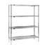 Eagle Group S4742448EX Wire Shelving Starter Kit 4 24W x 48L Shelves 4 74 Posts Green Epoxy Finish with Microgard NSF EAGLEgard series