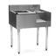 Eagle Group BM6218L Underbar Drainboard Ice Bin Blender Unit 62 Long x 20 Front to Back 24 Drainboard Right 24 Ice Bin Center WITHOUT Cold Plate 14 Blender Recess Left 1800 Series