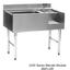 Eagle Group BM6222R Underbar Drainboard Ice Bin Blender Unit 62 Long x 24 Front to Back 24 Drainboard Left 24 Ice Bin WITHOUT Coldplate Center 14 Blender Recess Right 2200 Series