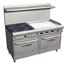 Southbend 4601DD3GR Range 60 Wide 4 Burners with Standard Grates 33000 BTU 36 Griddle Right With Two Standard Ovens Ultimate Series