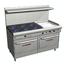 Southbend S60DD2TR Range 60 6 Burners 28000 BTU 24 Thermostatic Griddle right With 2 26 Standard Ovens 35000 BTU S Series
