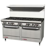 Southbend S60DD Range 60 10 Burners 28000 BTU With Two 26 Ovens 35000 BTU S Series