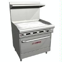 Southbend S36A3T Range 36 Thermostatic Griddle 64000 BTU With 26 Convection Oven 35000 BTU S Series