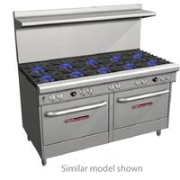 Southbend 4601DD2CR Range 60 Wide 6 Burners With Standard Grates 33000 BTU 24 CharBroiler Right With Two Standard Ovens 45000 BTU Ultimate Series