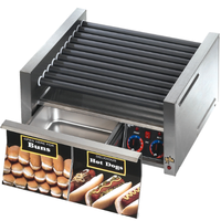 Star 30CBD Hot Dog Roller Grill 30 Dog Capacity Built in Unheated 32 Bun Drawer