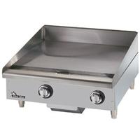 Star 724TA Griddle Countertop Electric 24 Wide 1 Thick Plate Thermostatic Controls Every 12 UltraMax Series