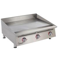 Star 836TA Griddle Countertop Gas 36 Wide 30000 BTU Every 12 1 Thick Plate Thermostatic Controls UltraMax Series
