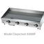 Star 648MF 48 Gas Countertop Griddle 28300 BTU Every 12 1 Thick Plate Manual Controls