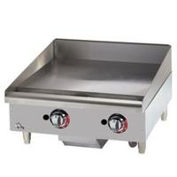Star 624MF 24 Gas Countertop Griddle 28300 BTU Every 12 1 Thick Plate Manual Controls