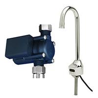 TS Brass EC3102HG Deck Mount Sensor Faucet Cast Spout with AR Aerator Single Hole ACDC Control Module Hydro Generator Power Supply