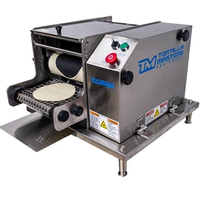 Tortilla Masters Equipment TM105 Tabletop Corn Tortilla Machine 840 Raw Tortillas Per Hour