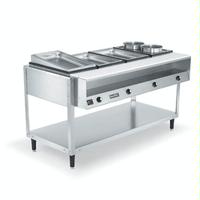 Vollrath 38004 Hot Food Table 4 Wells Individual Sealed Wells with Drains 480 Watts per Well ServeWell Series