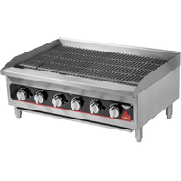 Vollrath 407312 CharBroiler Gas 36 Length Radiant or Lava Rock Gas 20000 BTU Every 6 
